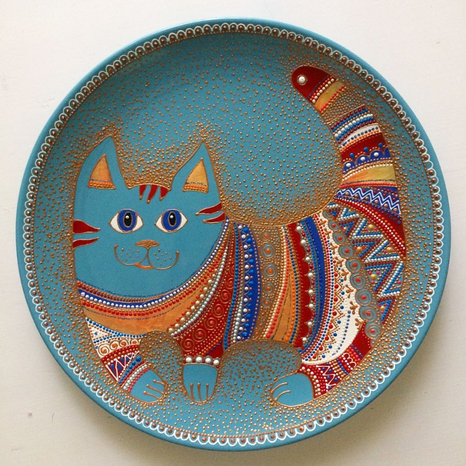 Роспись по тарелке