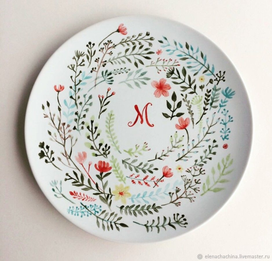 Роспись керамики глазурью