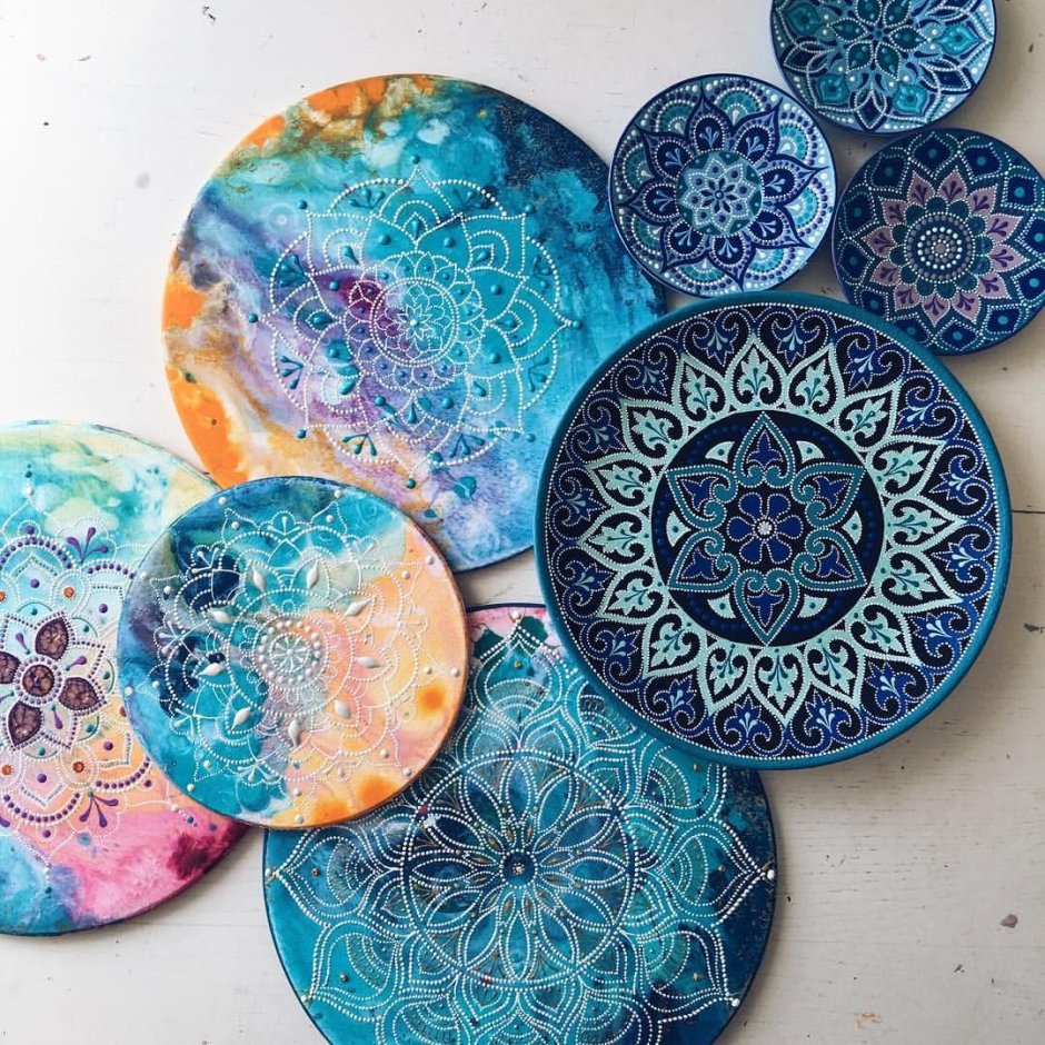 Анастасия Ропало роспись плитки