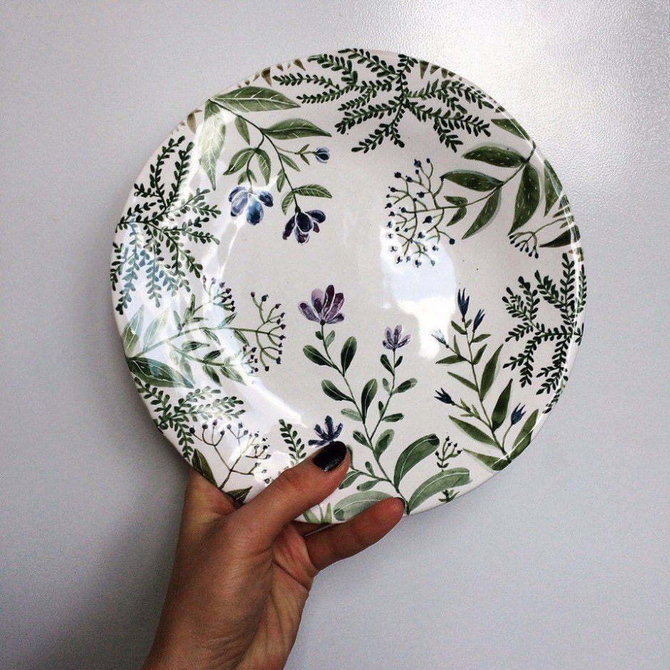 Разрисовка тарелок