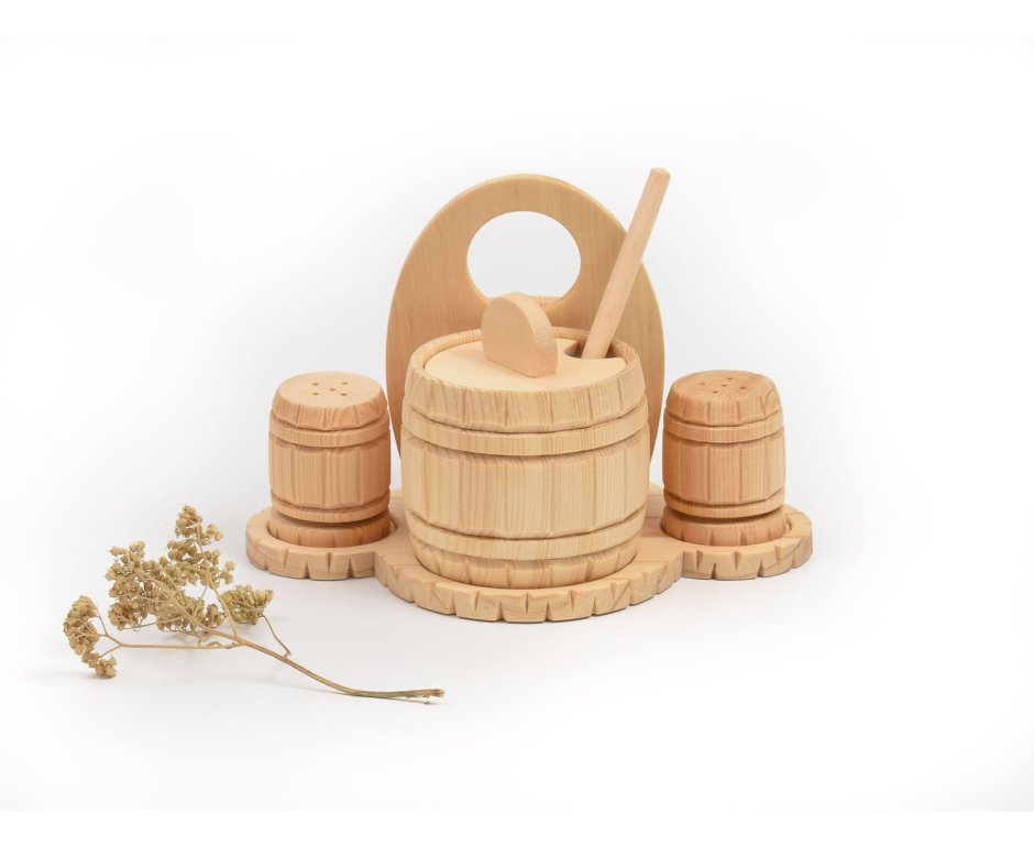 Солонка деревянная