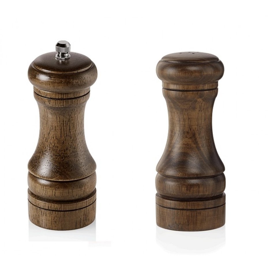 Мельница для перца + солонка 13 см sm039b