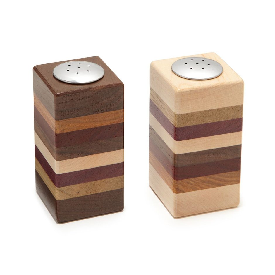 Солонка деревянная необычная