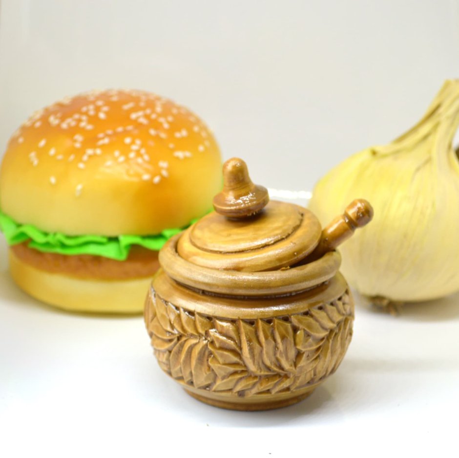 Солонка деревянная бук малая, 5,5*7см mo68