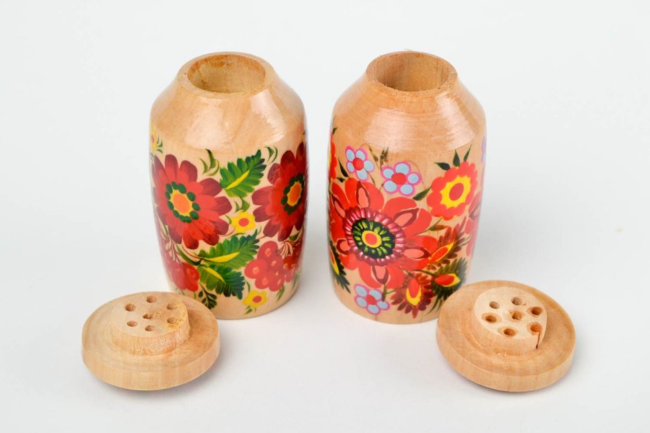 Солонка деревянная