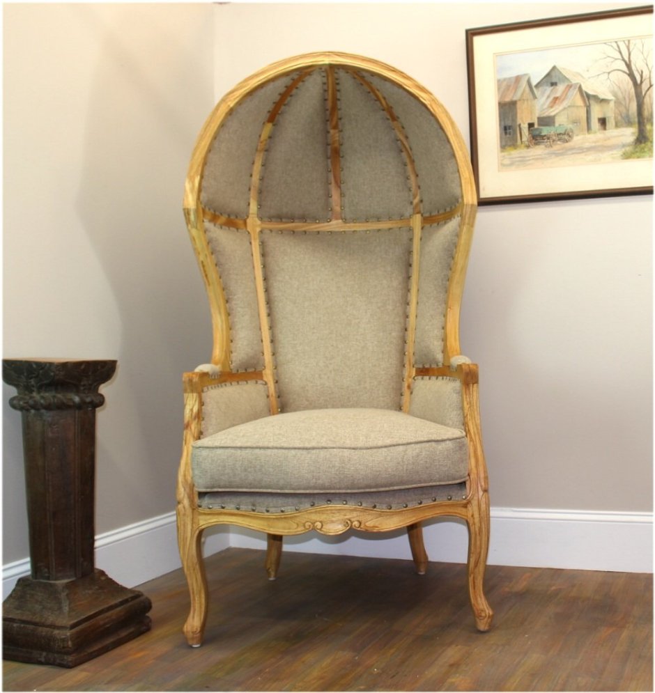 Кресло Версаль с куполом Золотая кожа