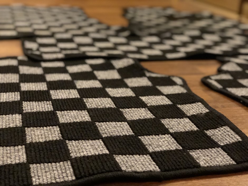 Коврик в клетку