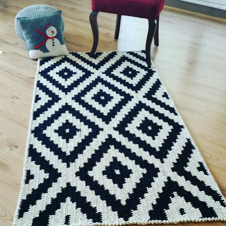 Коврики для детей вязаные крючком