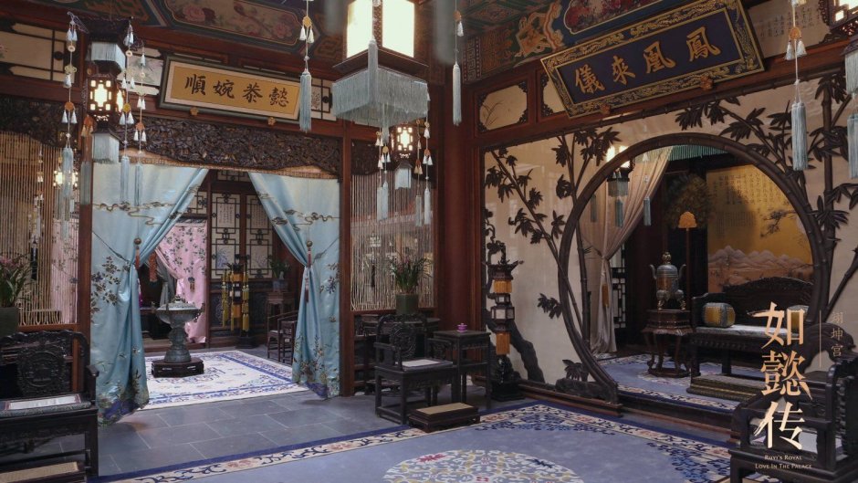 Спальня в стиле древнего Китая
