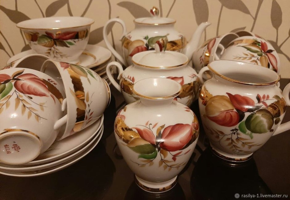Чайный сервиз ЛФЗ Винтаж