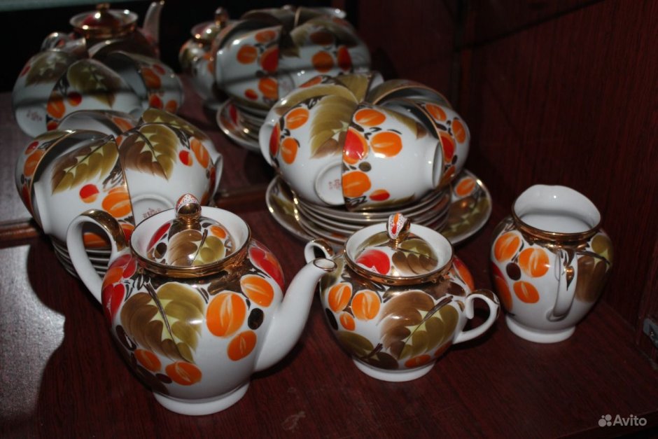 Сервиз март ЛФЗ форма тюльпан