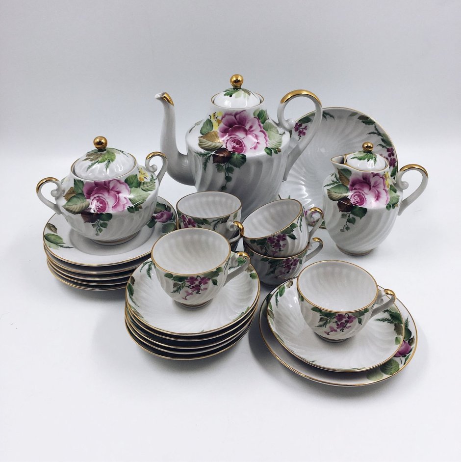 Чайный сервиз подарок женщине ЛФЗ