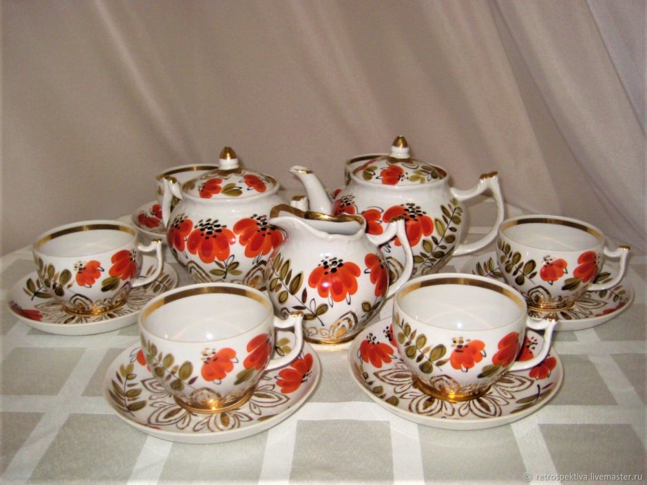 Чайный сервиз волна ИФЗ