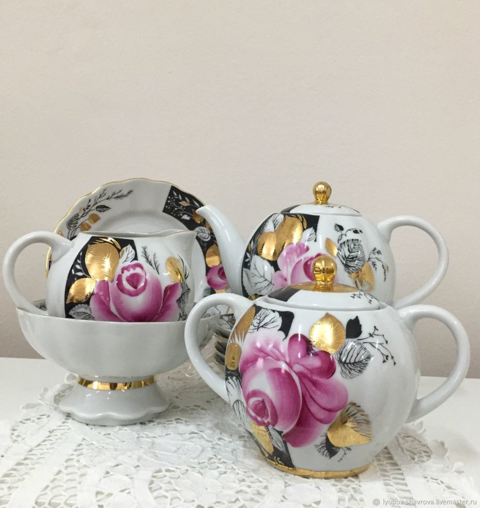 Сервиз зимний вечер ЛФЗ