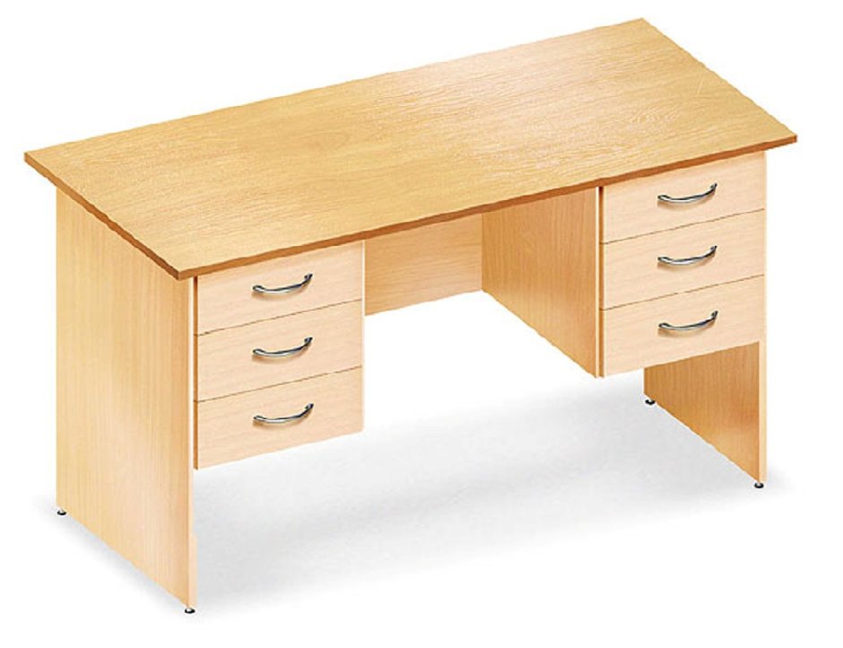 Стол двухтумбовый 1400х700х750