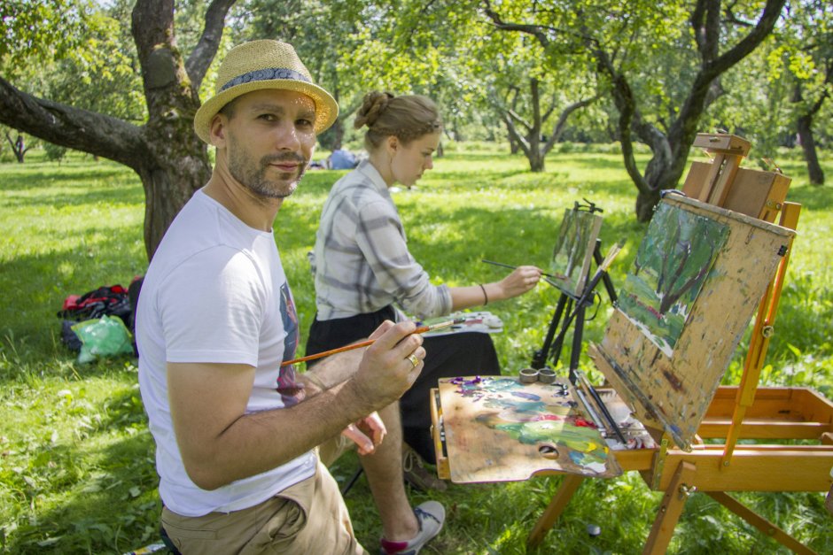Мухинская живопись пленэр