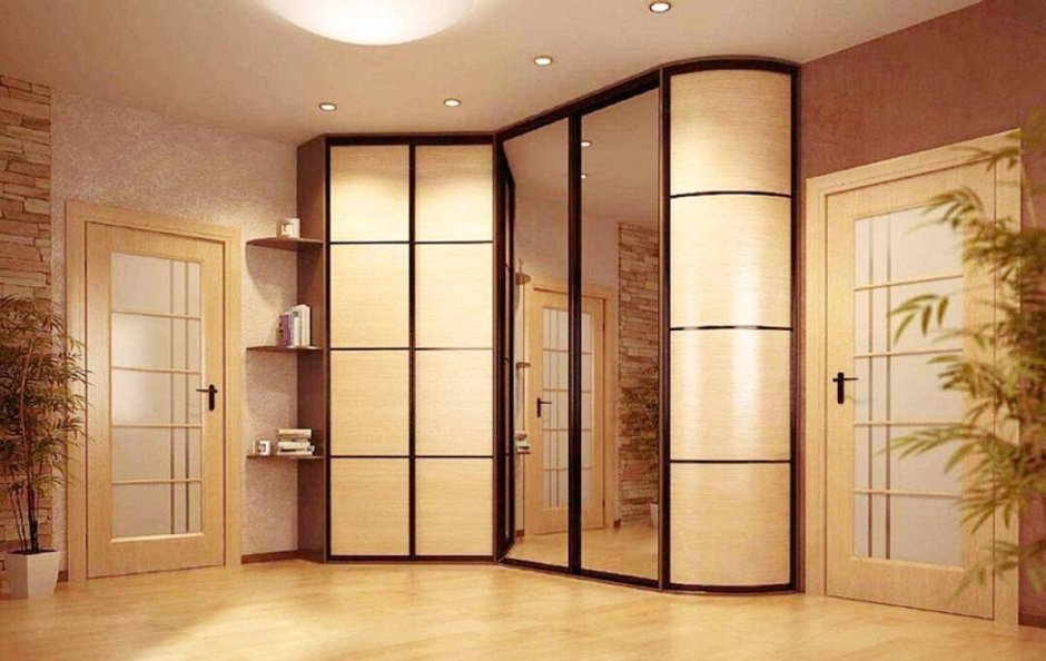 Угловой шкаф-купе Гарант-2ф BMS