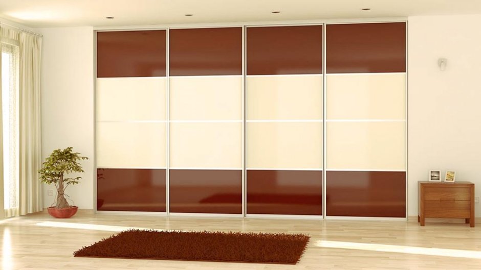 Шкаф купе 4 двери лакобель