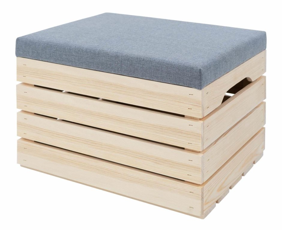 Ящик пуфик деревянный