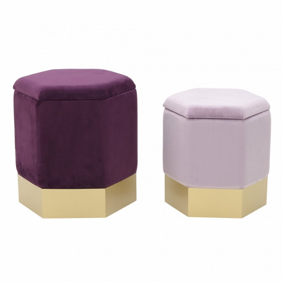 Пуф-бокс розового цвета артикул: IMR-1187439