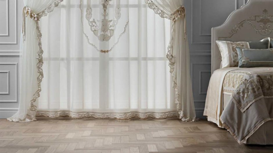 Тюль Kauffort Adonis 111233115/111233570 на тесьме 175 см