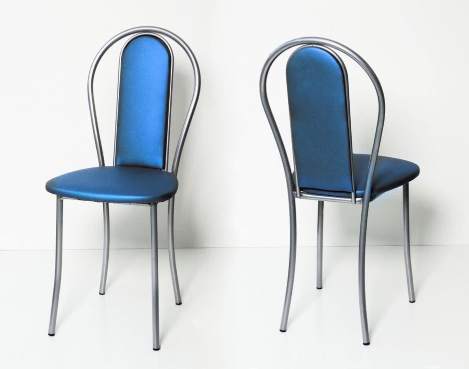 Стулья металлические офисные с мягким сиденьем