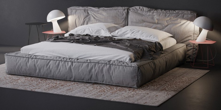 Двуспальная кровать Bonaldo fluff open