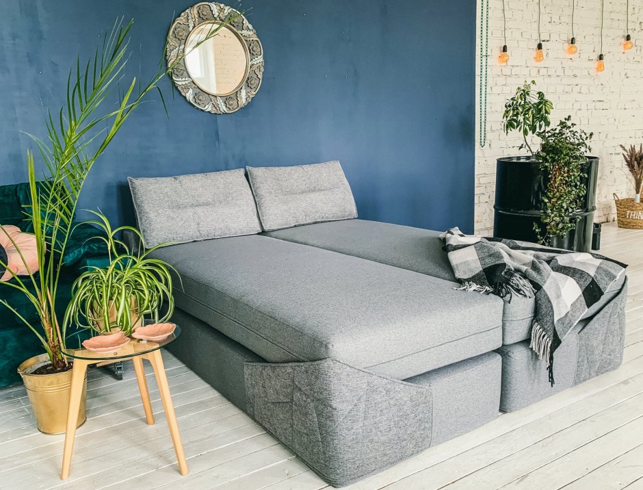 Бескаркасная кровать