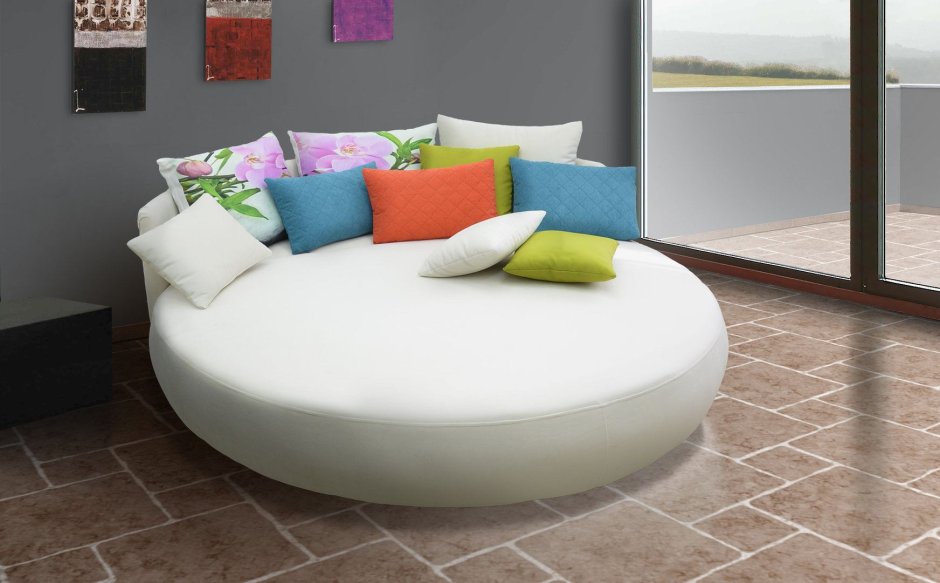 Кровать в стиле Сканди