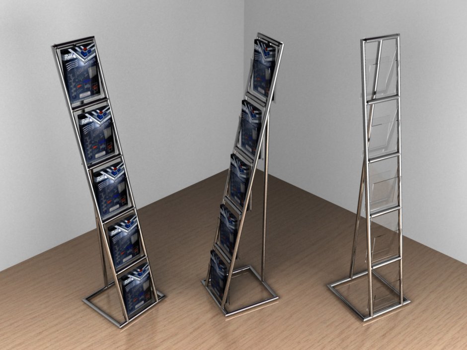 Рекламные стойки напольные