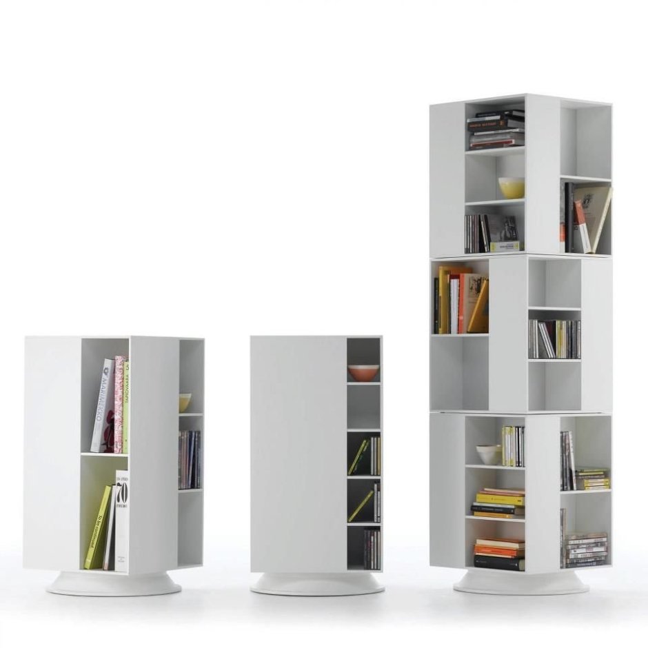 Книжный стеллаж крутящийся