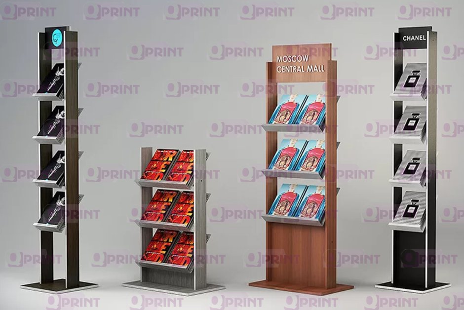 Стойки для рекламной полиграфии
