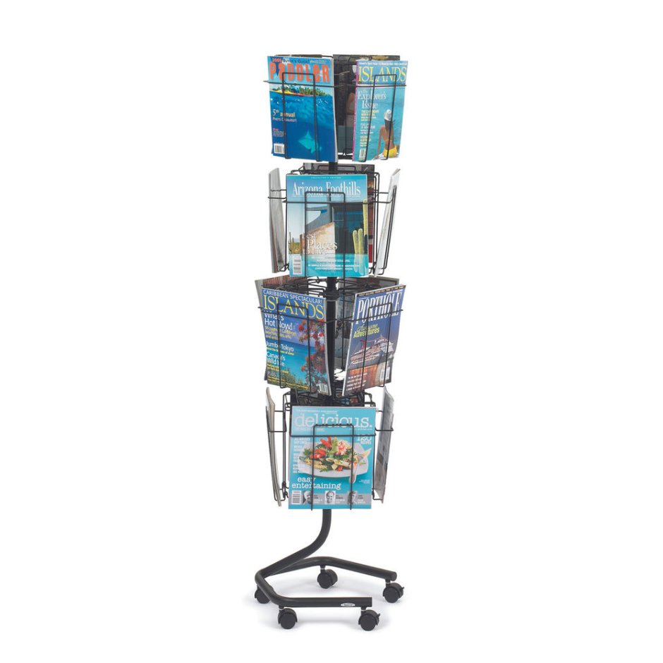 Витрина для журналов вращающаяся