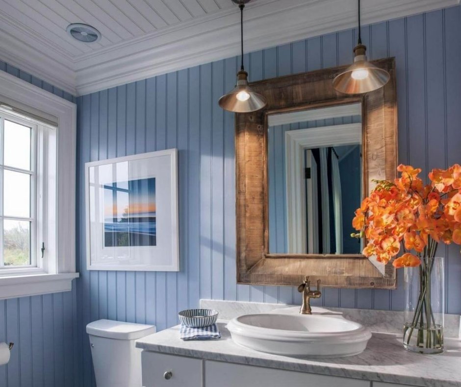 Вагонка на потолок в ванную