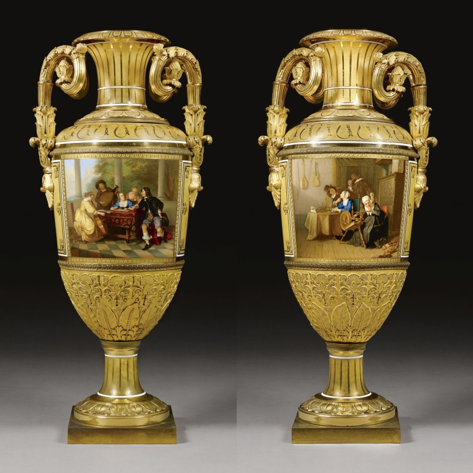 Вазы Императорского фарфорового завода. 1825-1855 Гг.