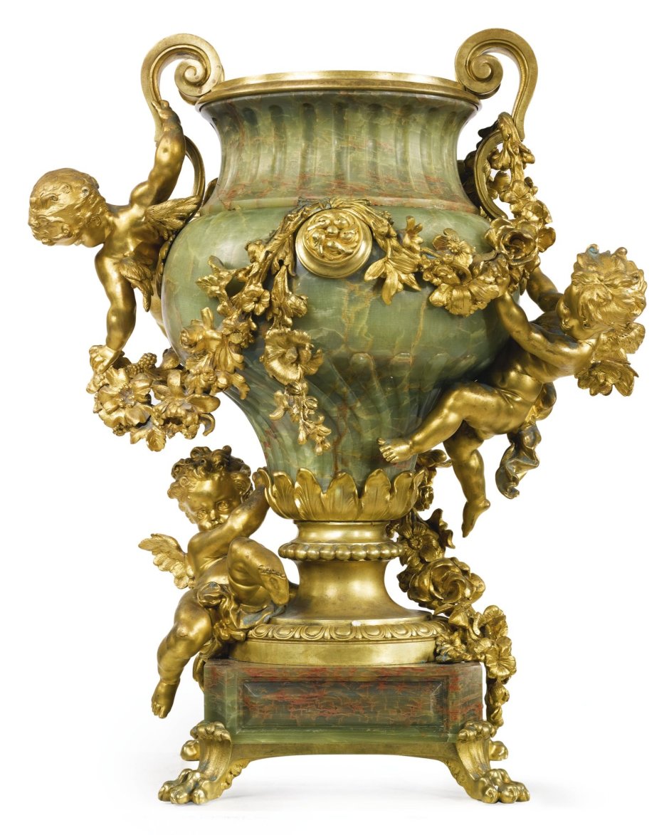 Бронзовые вазы старинные