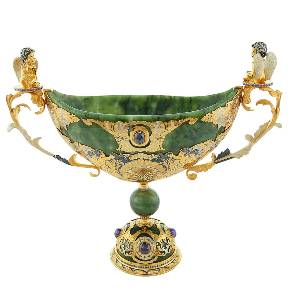 Чаша Кубок старинный латунь