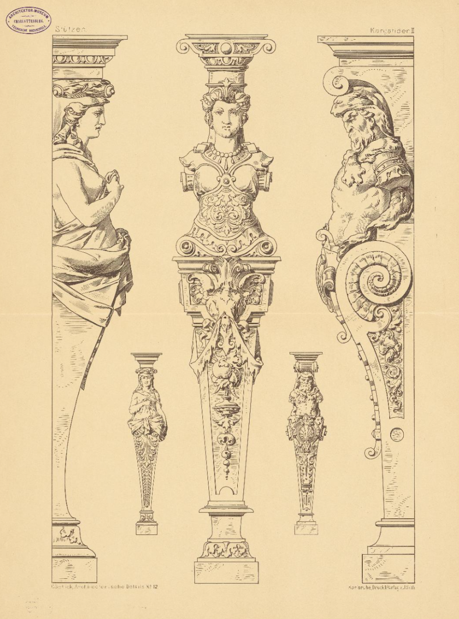 Ваза в стиле Барокко рисунок