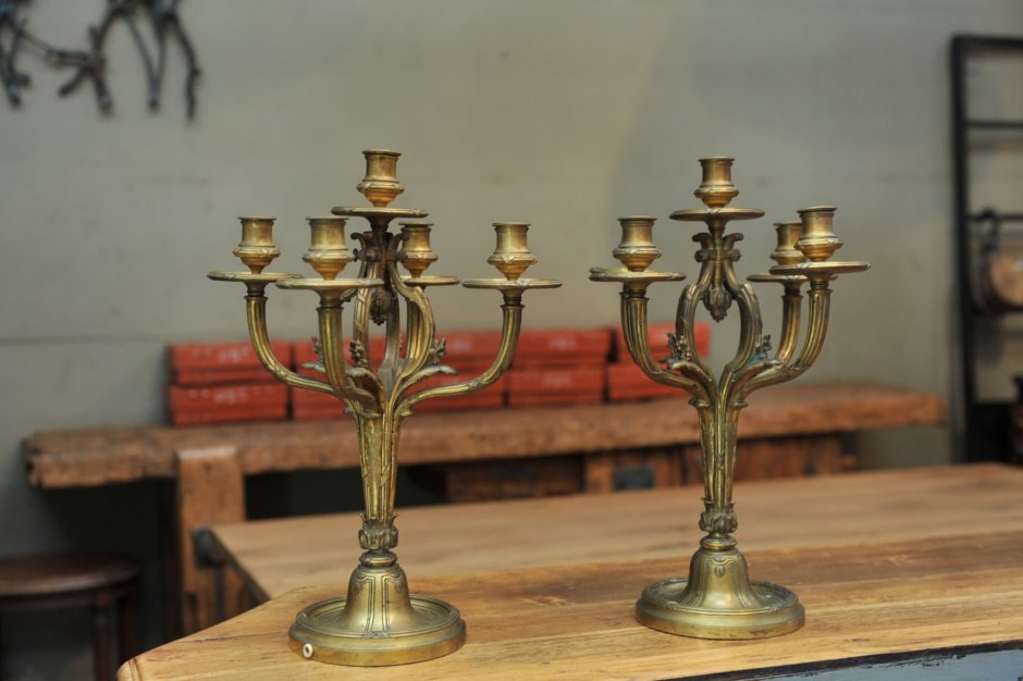 Подсвечники старинные