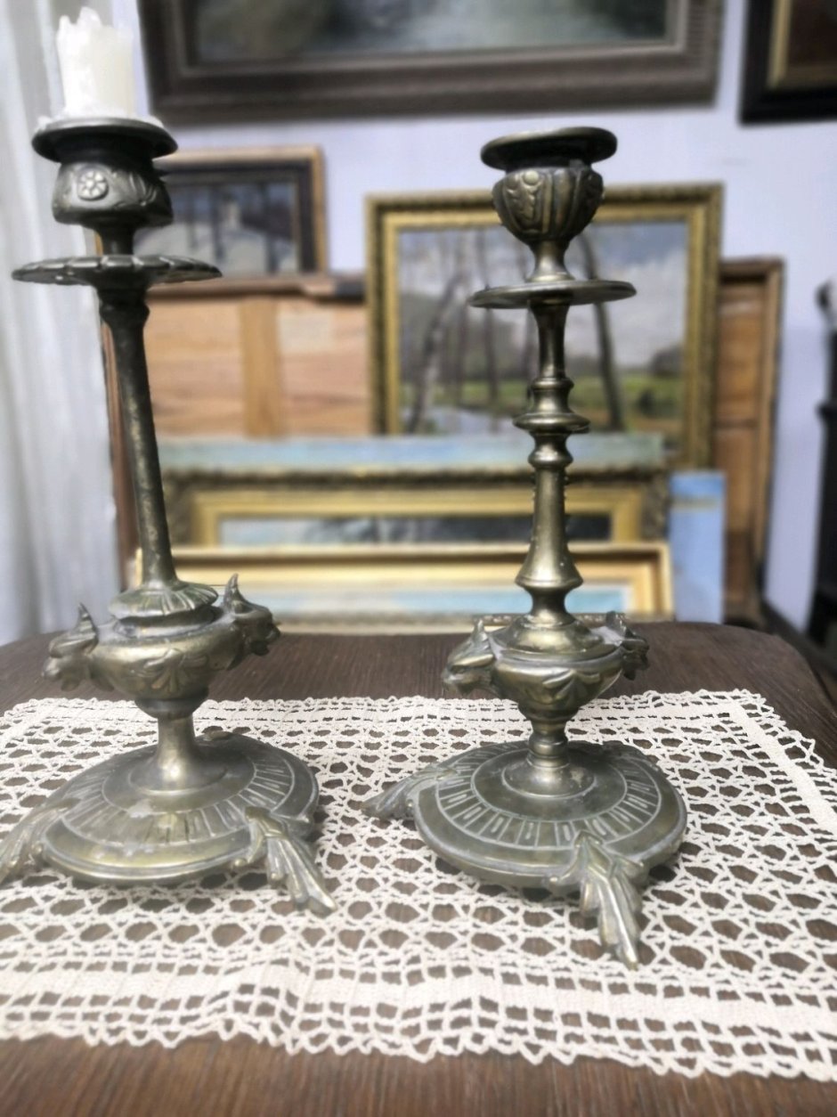 Винтажный подсвечник