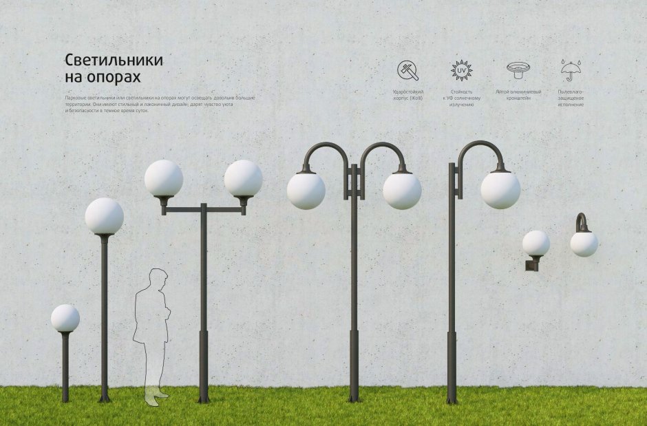 Парковые светильники