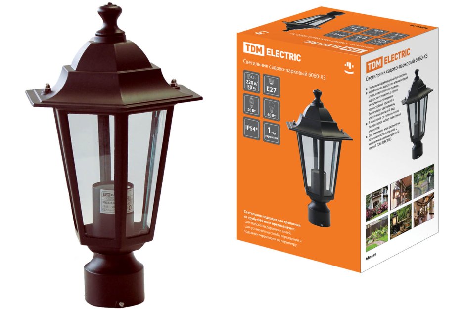 TDM ЕLECTRIC светильник садово-парковый Меридиан sq0330-0096