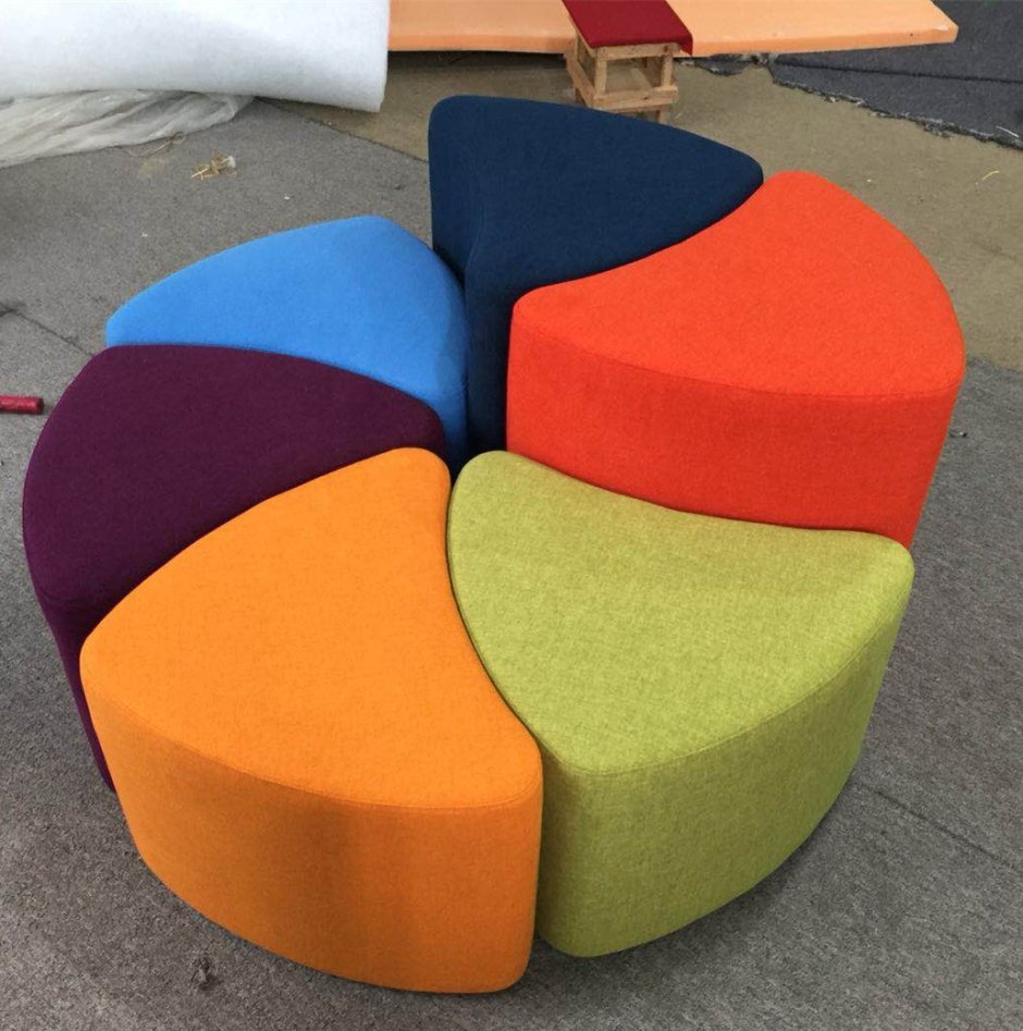 Мягкие пуфики для детей