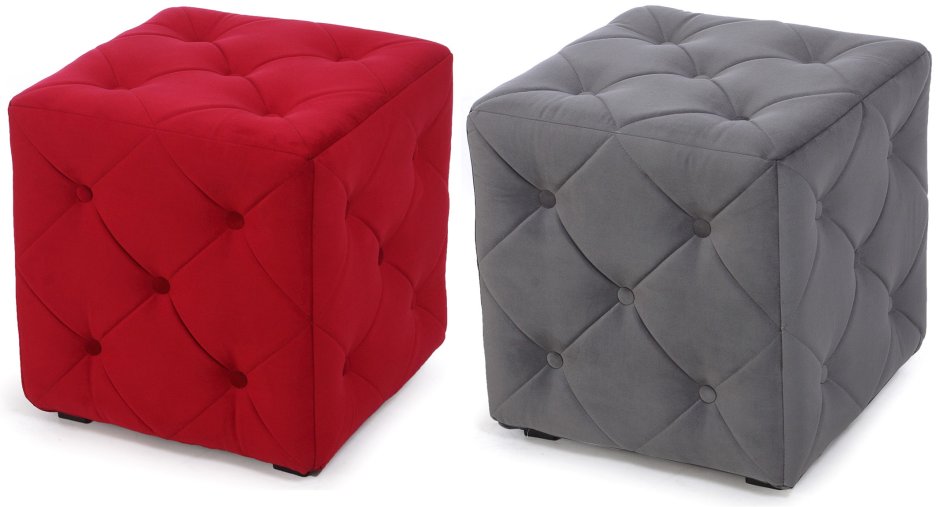 Пуфик Brioli куб (l22 черный)