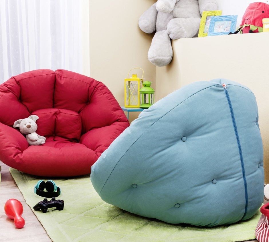 Мягкие пуфики для детей