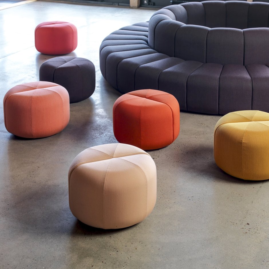 Round Pouf Bob by bla Station / пуф