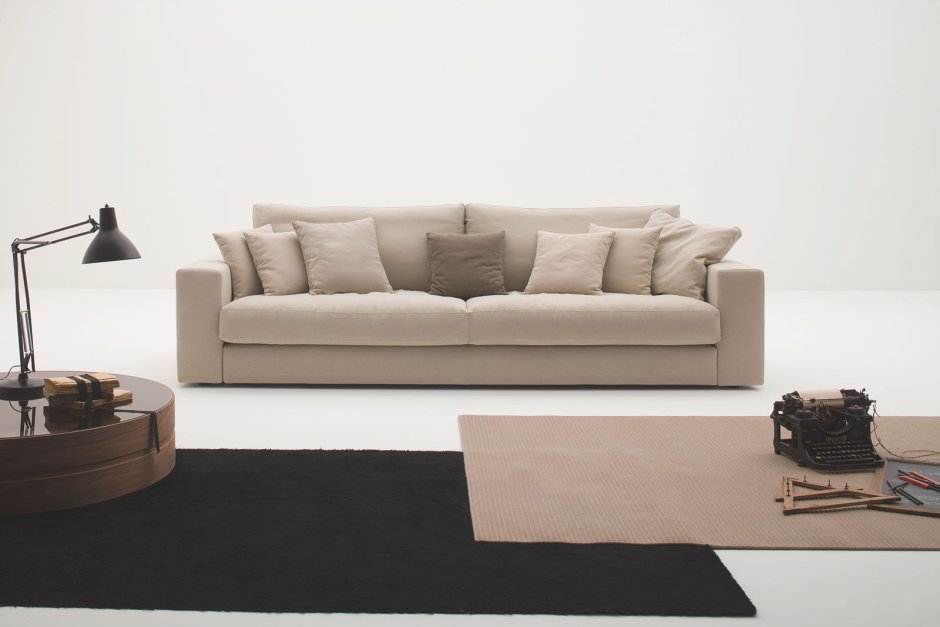 Диван прямой unico Sofa 2 Gray