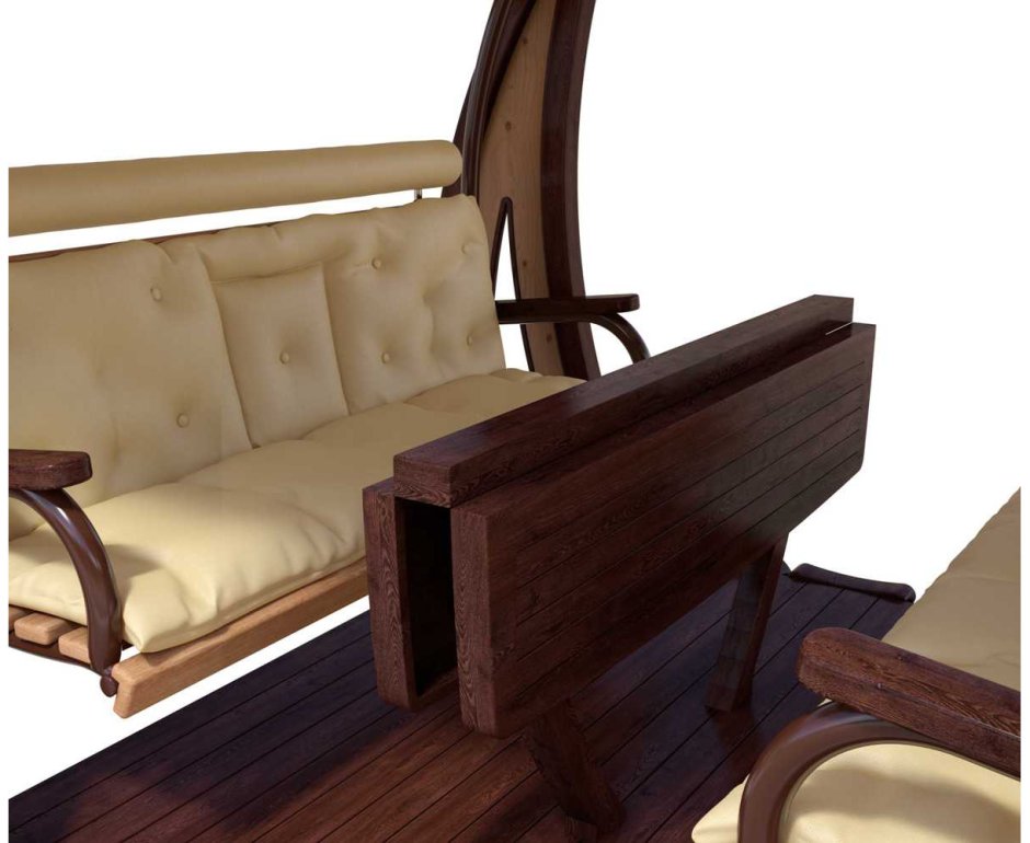 Качели садовые "Корфу" (бордо)