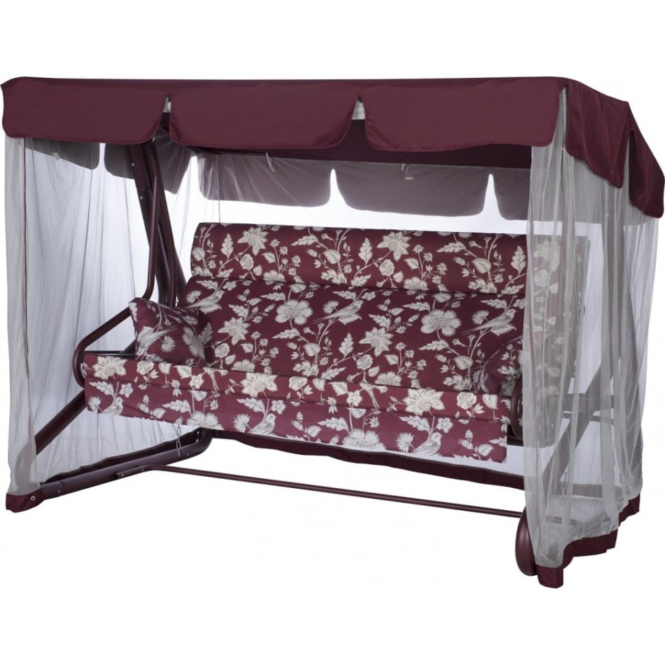 Садовые качели удачная мебель Риека зеленые