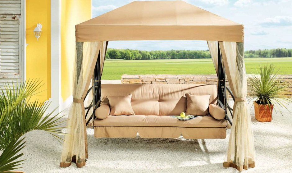 Садовые качели Бригантина Люкс